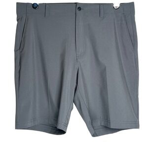 Grand Slam Mens Gray Performance Golf Shorts Size 36 Stretch Activewear MA6090